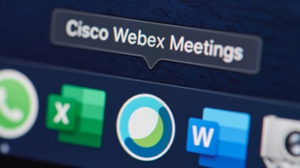 Cisco Webex icon in a dock on Mac
